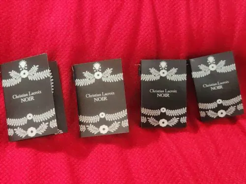 4x avon christian lacroix noir Eau de Toilette Travel Size