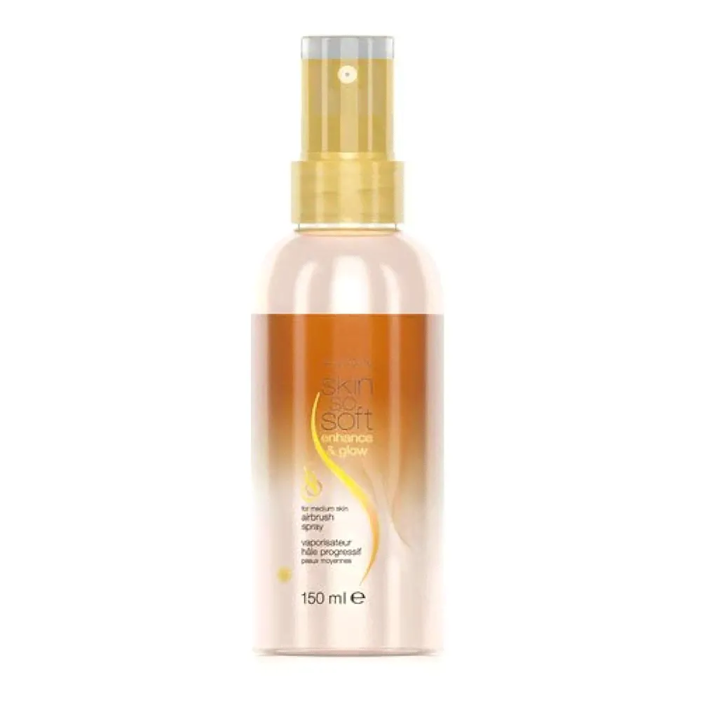 Автозагар для тела Avon Skin So Soft soft & glow Airbrush Spray for Medium Skin Tones-0