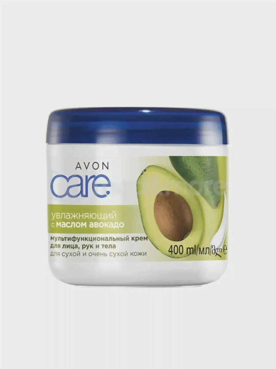 Крем для лица, рук и тела Avon Care Увлажняющий мультифункциональный с маслом авокадо 400 мл.