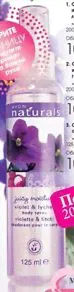 Освежающий спрей для тела "Фиалка и личи" Avon naturals 125 мл 89222-0