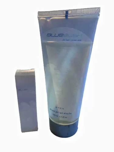 Avon Blue Rush Lot of Eau De Toilette Shower Gel NOS-0