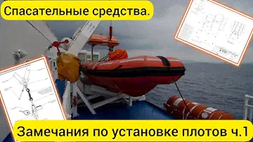 Спасательные средства. Замечания по установке плотов ч.1.