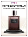 Туалетная вода мужская Elite Gentleman, 75 мл, восточный аромат, древесный аромат, эйвон AVON.