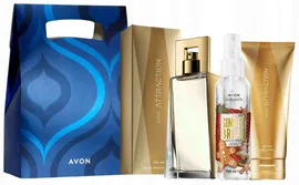 ПОДАРОЧНЫЙ НАБОР AVON ATTRACTION ДЛЯ НЕЕ 50 + 125 + MIST 100 МЛ + СУМКА