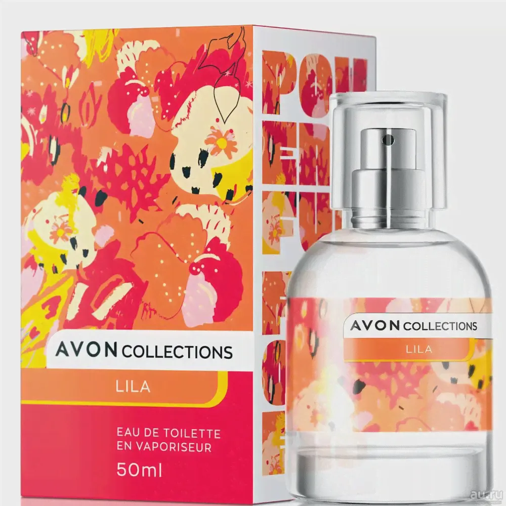 Туалетная вода AVON Collections Powerful Flowers Lila для нее, парфюм духи, 50 мл 100% оригинал (art.: 3920b9bd8ab43)