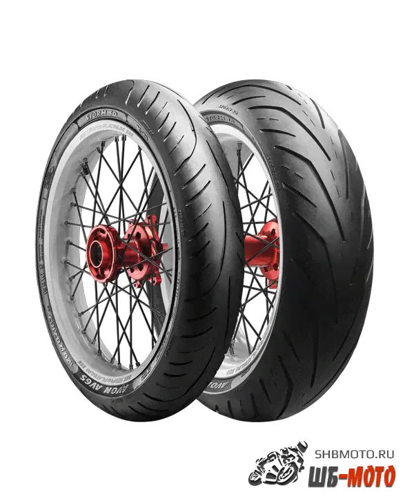 Мотошина AVON 120/70-ZR17 (58W) STORM 3D X-M AV65 Front
