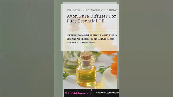 Avon Pure Diffuser For Pure Essential Oil