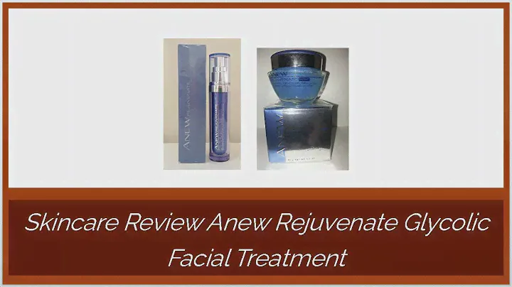 Skincare Review Anew Rejuvenate Glycolic Facial Treatment - Daring Reviews