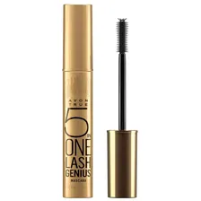 AVON Тушь для ресниц True 5 in One Lash Genius, blackest black, черный