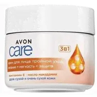 AVON / Крем для лица "Тройной уход" для сухой кожи, 100 мл-0