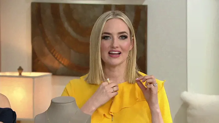 14K Gold 24" Lariat Necklace, 4.9g. on QVC