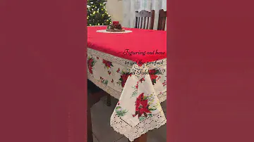 How to choose the right Christmas Tablecloth? To Shop- https://littleheavendecor.myinstamojo.com/