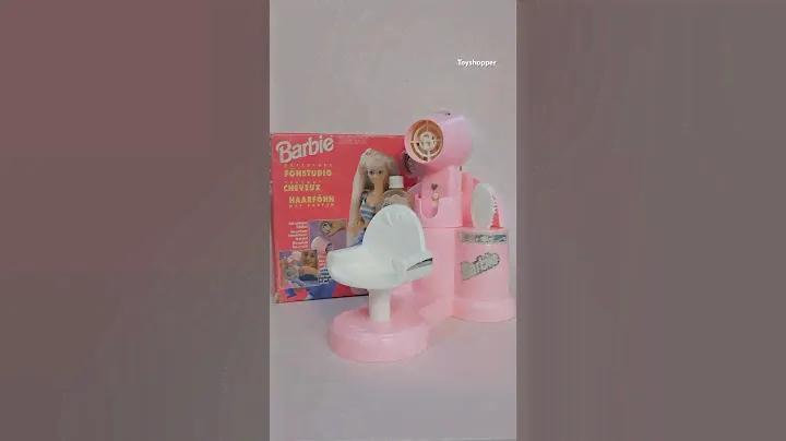 Vintage Barbie Doll Hair Blower Mattel Toys 1995 💗 #barbie #toys #hair #90stoys #vintagetoys #asmr