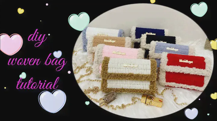 DIY WOVEN BAG TUTORIAL | Plastic Canvas | Lanie Joyce B.