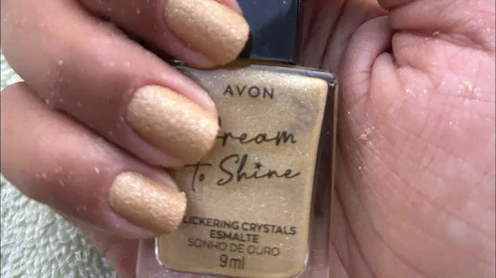 Esmalte Avon dream to shine cor sonho de ouro