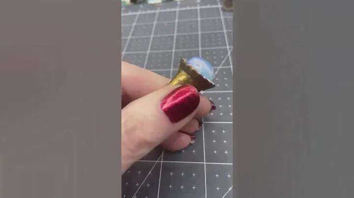 Vintage opal Glass Avon ring !