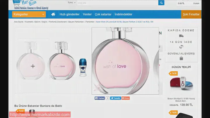 Avon Wish Of Love Edt 50 ML Bayan Parfüm