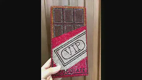 Chocolate Crystal Clutch Bag for Weddings - CrystalClutch.com
