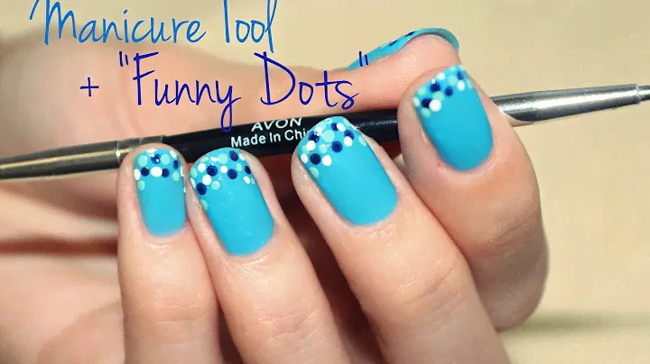 Обзор: инструмент для маникюра AVON + маникюр "Funny Dots"