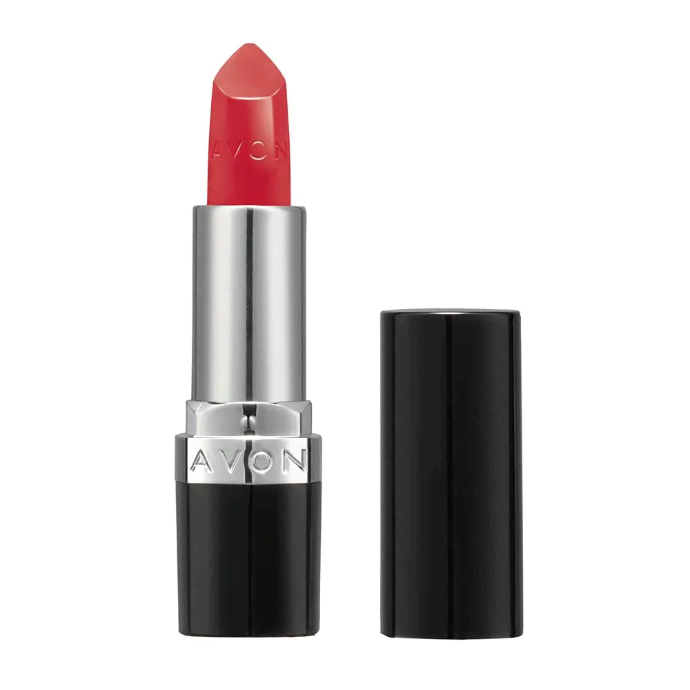 Avon Увлажняющая кремовая губная помада "Ультра", Красная классика / Red 2000-0