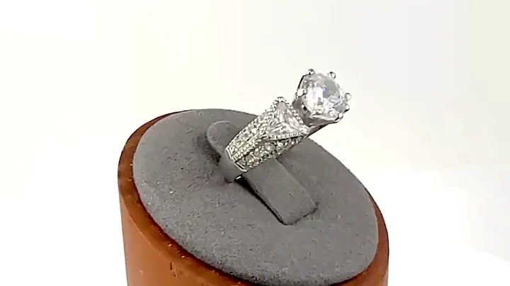 Vintage #Avon Clear Rhinestone Silver Tone Ring #vintageavon #vintagecostumejewelry #ebayseller
