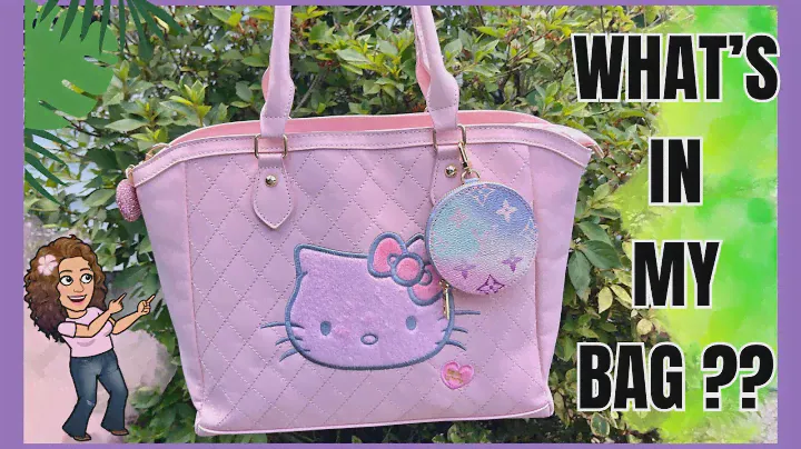 What's In My Bag ?? 🎀👜 Hello Kitty Tote ✨🤗