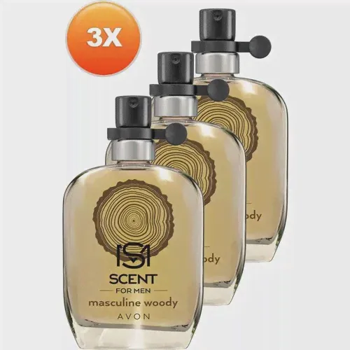 Аромат Avon мужской Вуди, мужские духи Edt 30 мл. Тройной набор. Сексуальные мужчины. Привлекательный. Очарование. Грусть. (art.: 3920babd7769d)-0