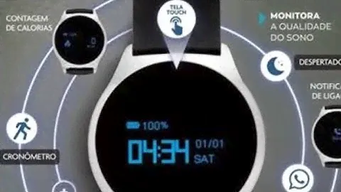 Relógio SmartWhatch AVON