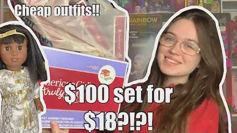 DISCOUNT AMERICAN GIRL DOLL STUFF HAUL! Tuesday Morning discount/clearance unboxing!