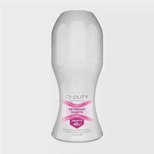 AVON Дезодорант-антиперспирант On Duty Active, ролик, флакон, 50 мл, 50 г-0