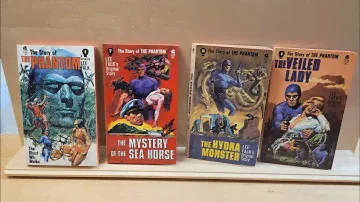 The original Avon Phantom vintage paperbacks.