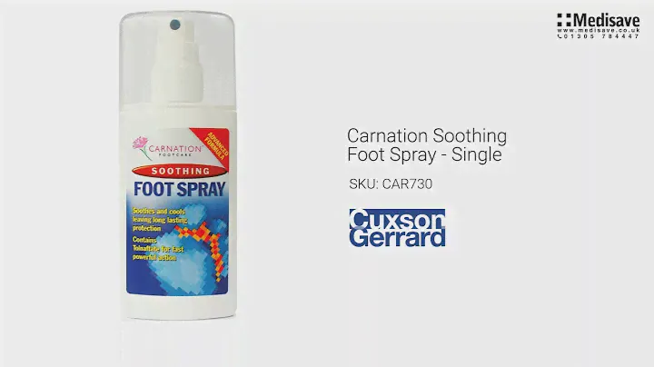 Carnation Soothing Foot Spray Single CAR730