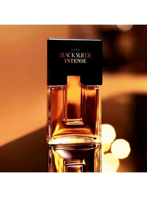 Туалетная вода мужская Black Suede Intense, 75 мл, древесный аромат, эйвон AVON.