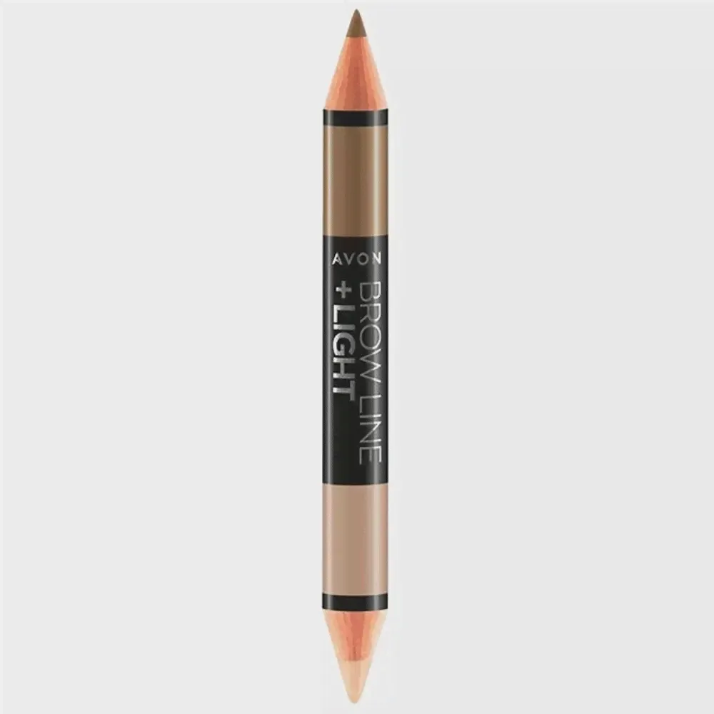 2 в 1 Карандаш для бровей и хайлайтер AVON Brow line Light Brown 100%Оригинал (art.: 3920b962ebf3d)-0