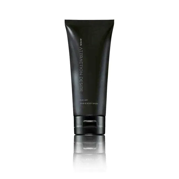 AVON * Attraction Desire for Him * Hair Body Wash * Mens * 200ml * 6.7oz