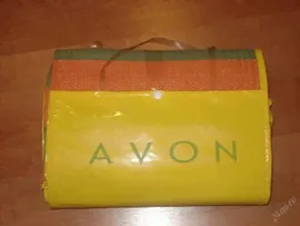 Пляжный коврик-сумка AVON c надувной подушечкой