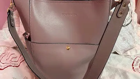 What's in my Bostanten Leather Hobo Bag w/ 2 Shoulder Straps.