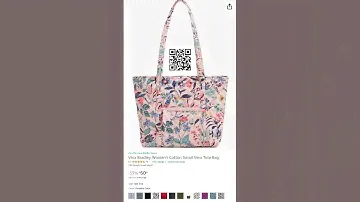 Hand Bags | Tote Bags | Vera Bradley Women's Cotton Small Vera Tote Bag #verabradley #fashionbrand
