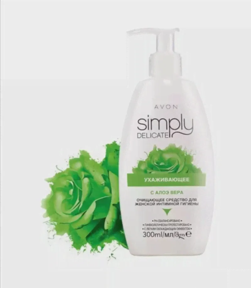 AVON\Simply Delicate средство для интимной женской гигиены 300 мл. (art.: 3920bace53682)-0
