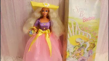 Барби 90 х 1995. Spring Blossom Barbie First in a Series. An Avon Exclusive. Avon Special Edition